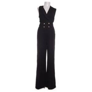 AMISU‎ Like New Elegant Black Jumpsuit with Side Cut Outs size 4